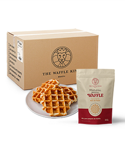 Caixa com 20 Mix para preparo de Waffle 350gr