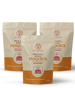 Kit com 3 Mix para preparo de Panqueca 350gr