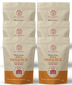 Kit com 6 Mix para preparo de Panqueca 350gr