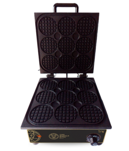 Mquina para Waffle Com Teflon 9 waffle