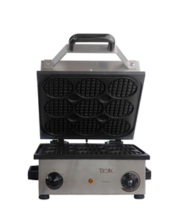 M�quina para Waffle com Teflon - 9 Waffles Profissional